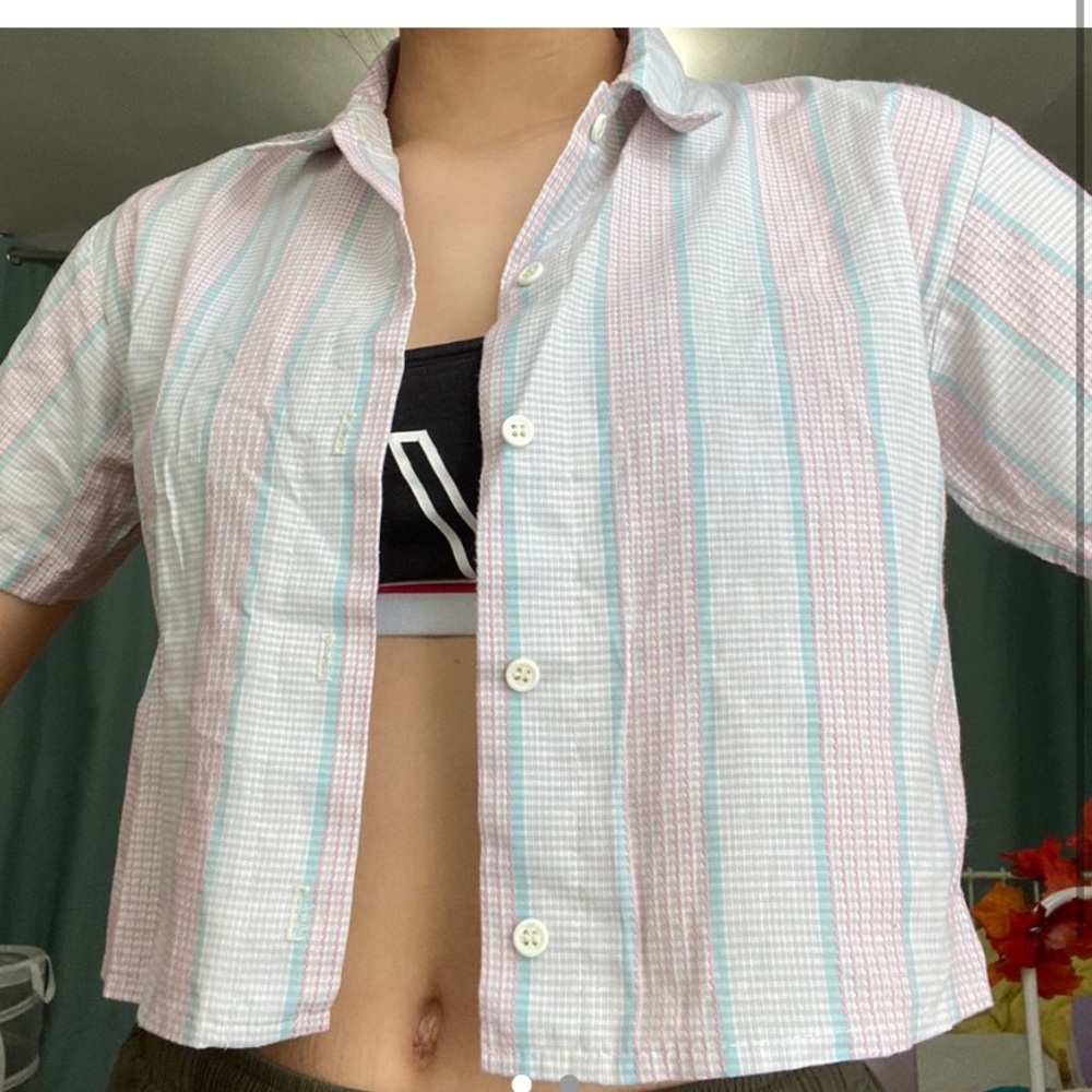 Cropped flannel